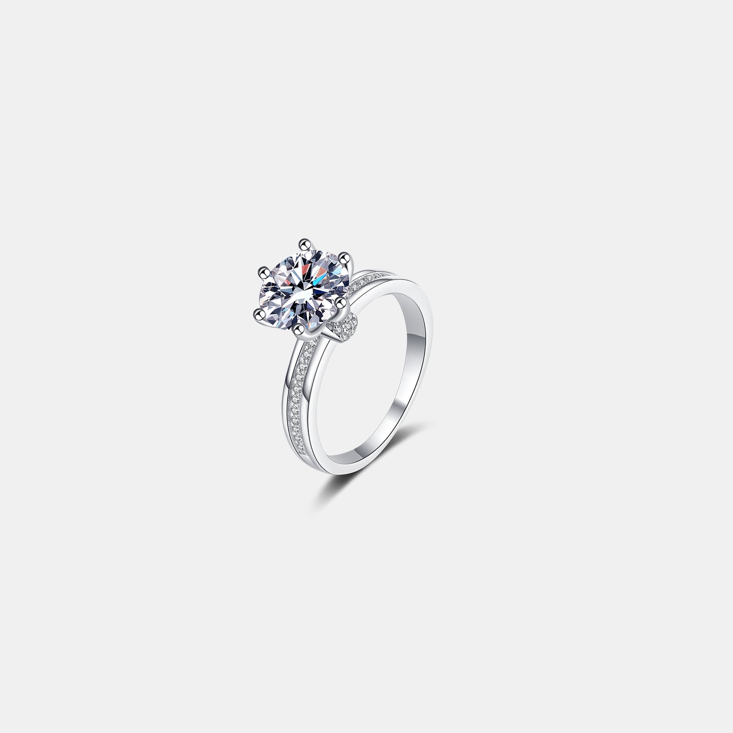 PREORDER- 3 Carat Moissanite 925 Sterling Silver Ring