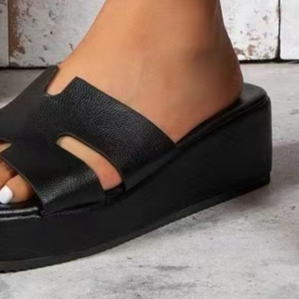 PREORDER- Open Toe Wedge Sandals
