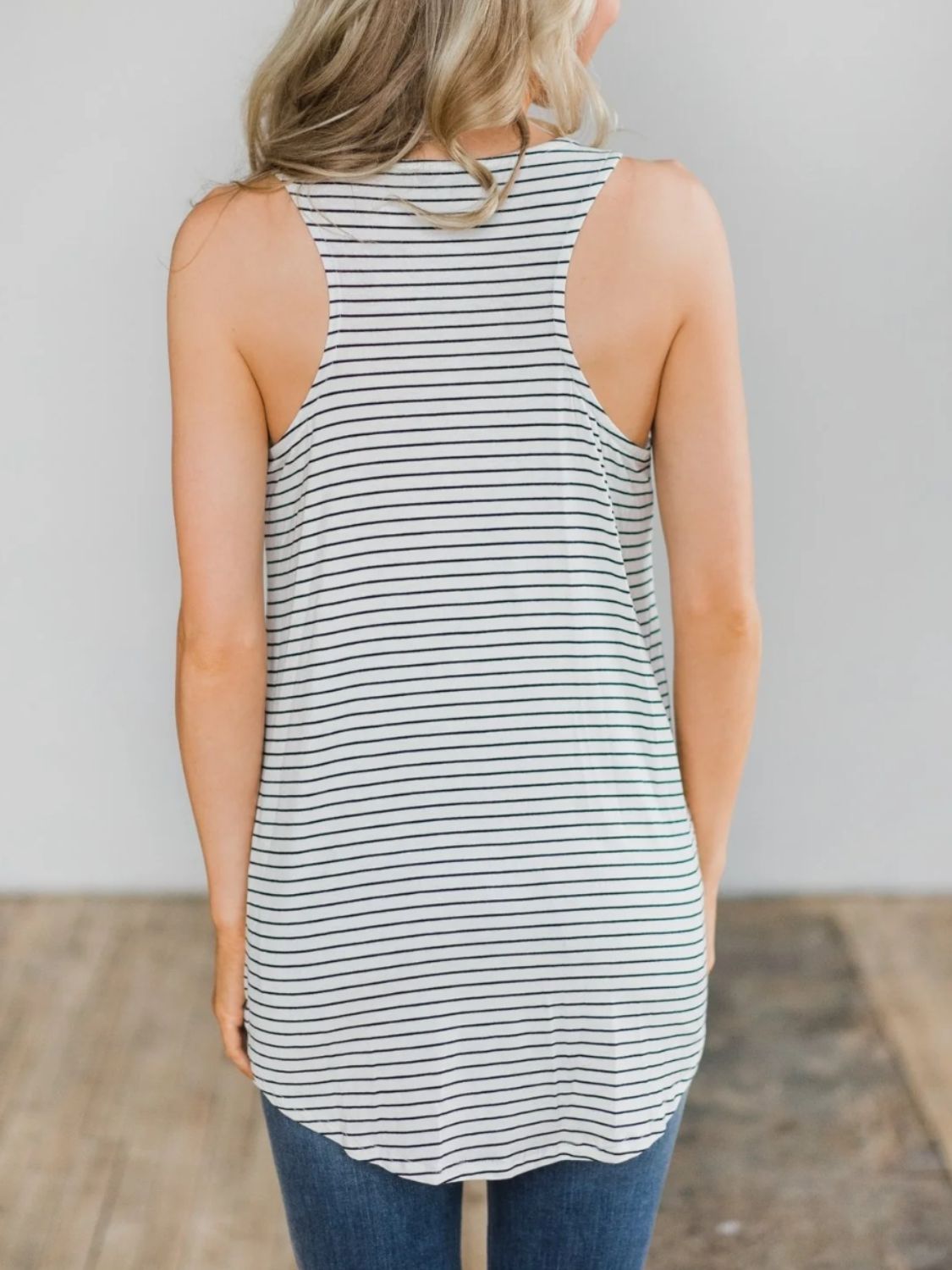 PREORDER- High-Low Striped Tank