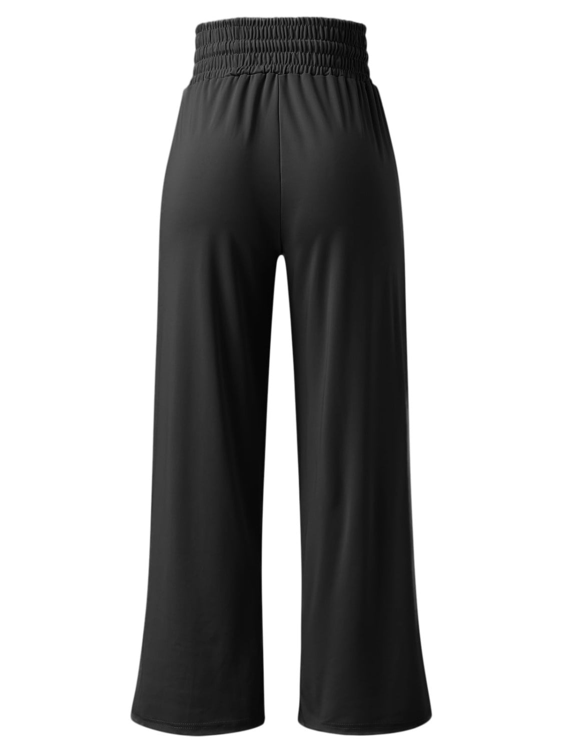 PREORDER- Full Size Drawstring High Waist Wide Leg Pants