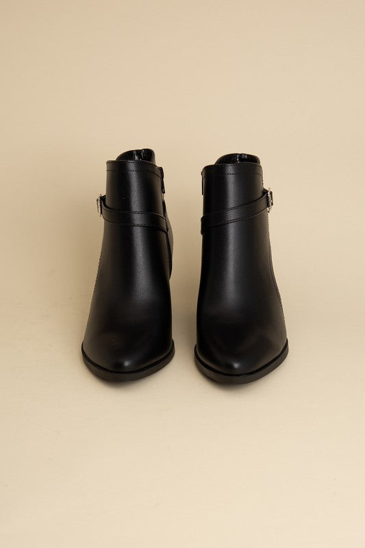 SODA Nadine Ankle Buckle Boots