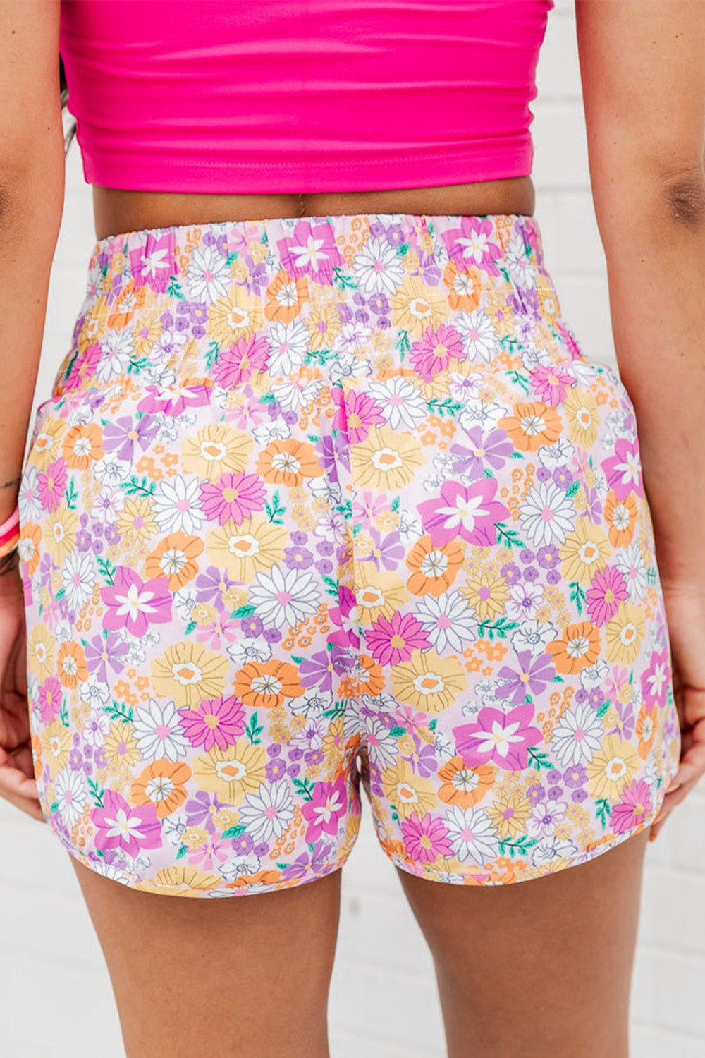 PREORDER- Printed High Waist Shorts