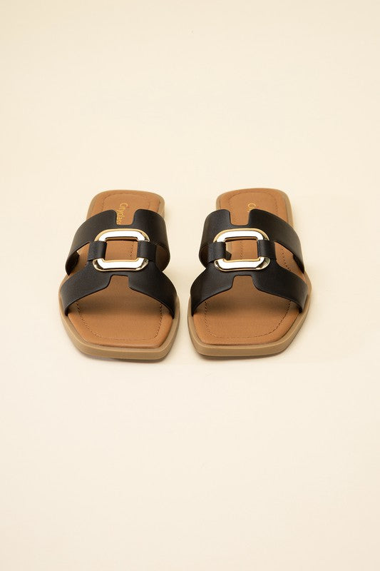 City Classified Buckle Slides