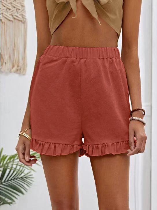 PREORDER- Frill Elastic Waist Shorts