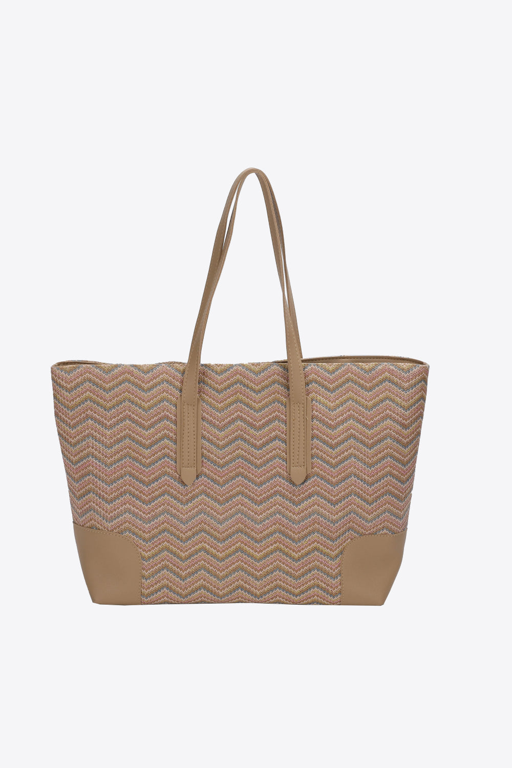 PREORDER- Chevron Straw Tote Bag