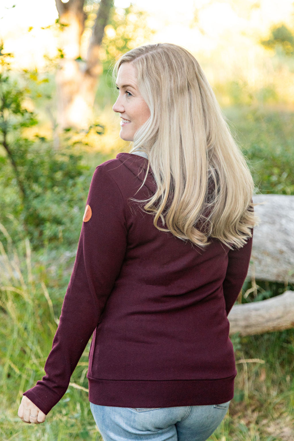 Michelle Mae Classic FullZip - Burgundy