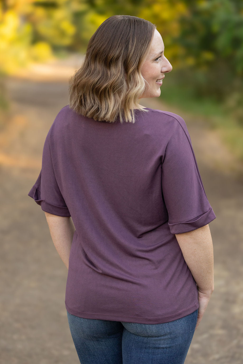 Michelle Mae Selene Relaxed Top - Amethyst