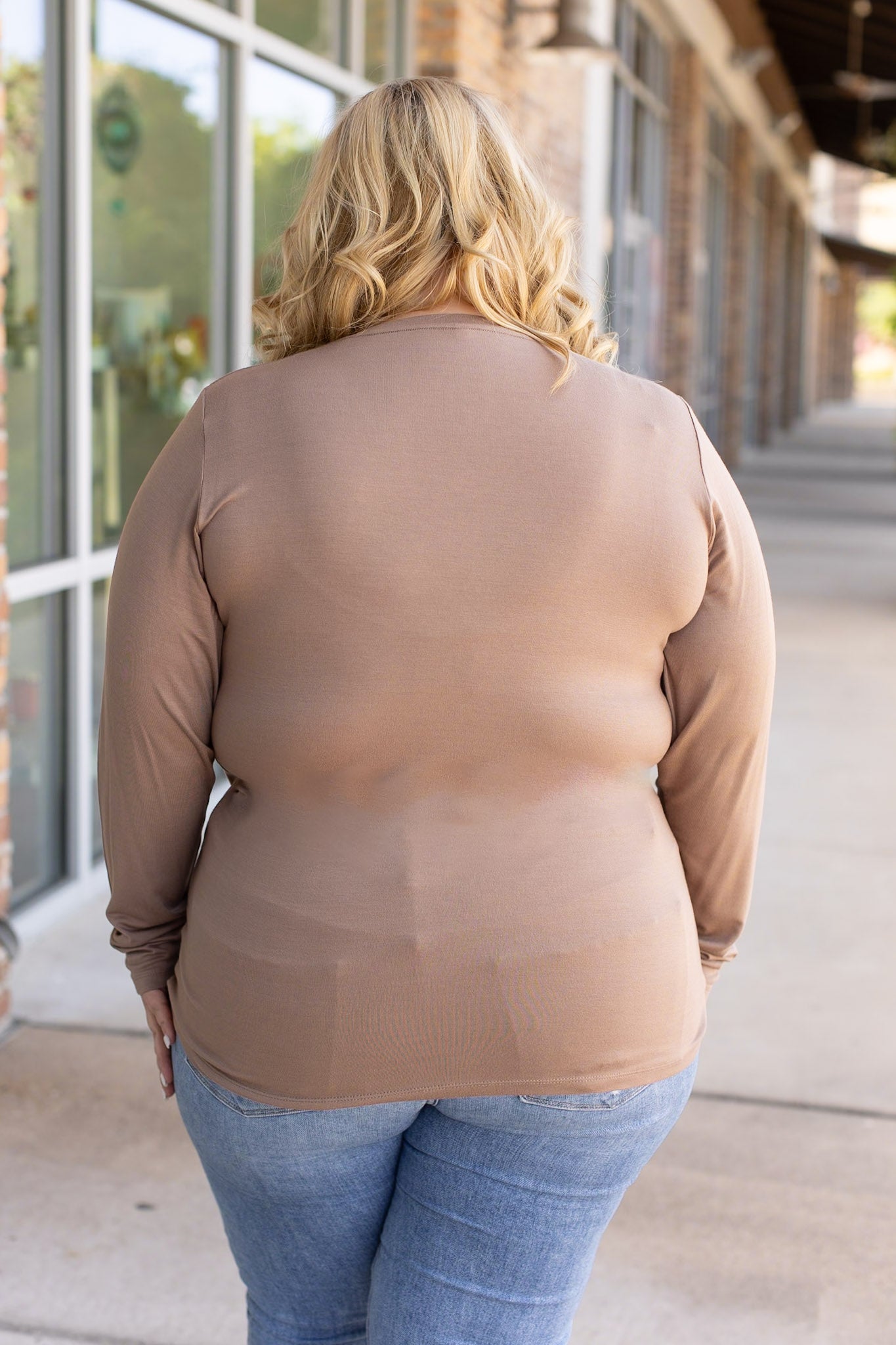 Michelle Mae Larissa Long Sleeve - Mocha