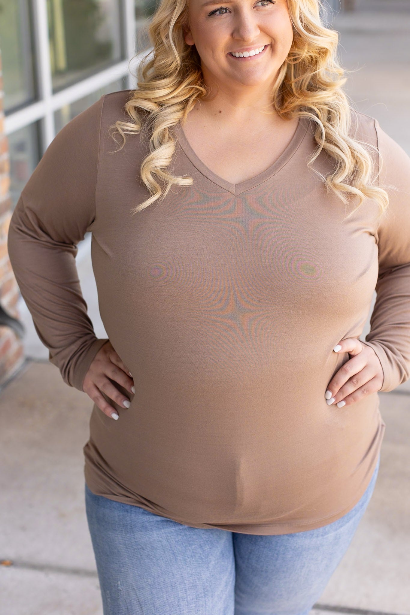 Michelle Mae Larissa Long Sleeve - Mocha