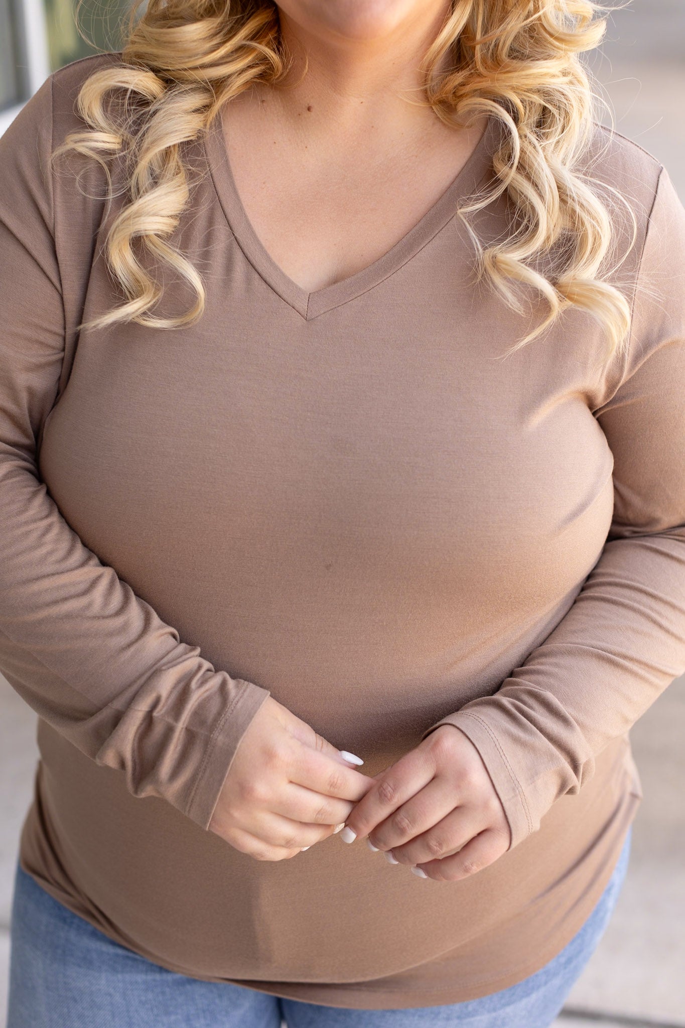 Michelle Mae Larissa Long Sleeve - Mocha