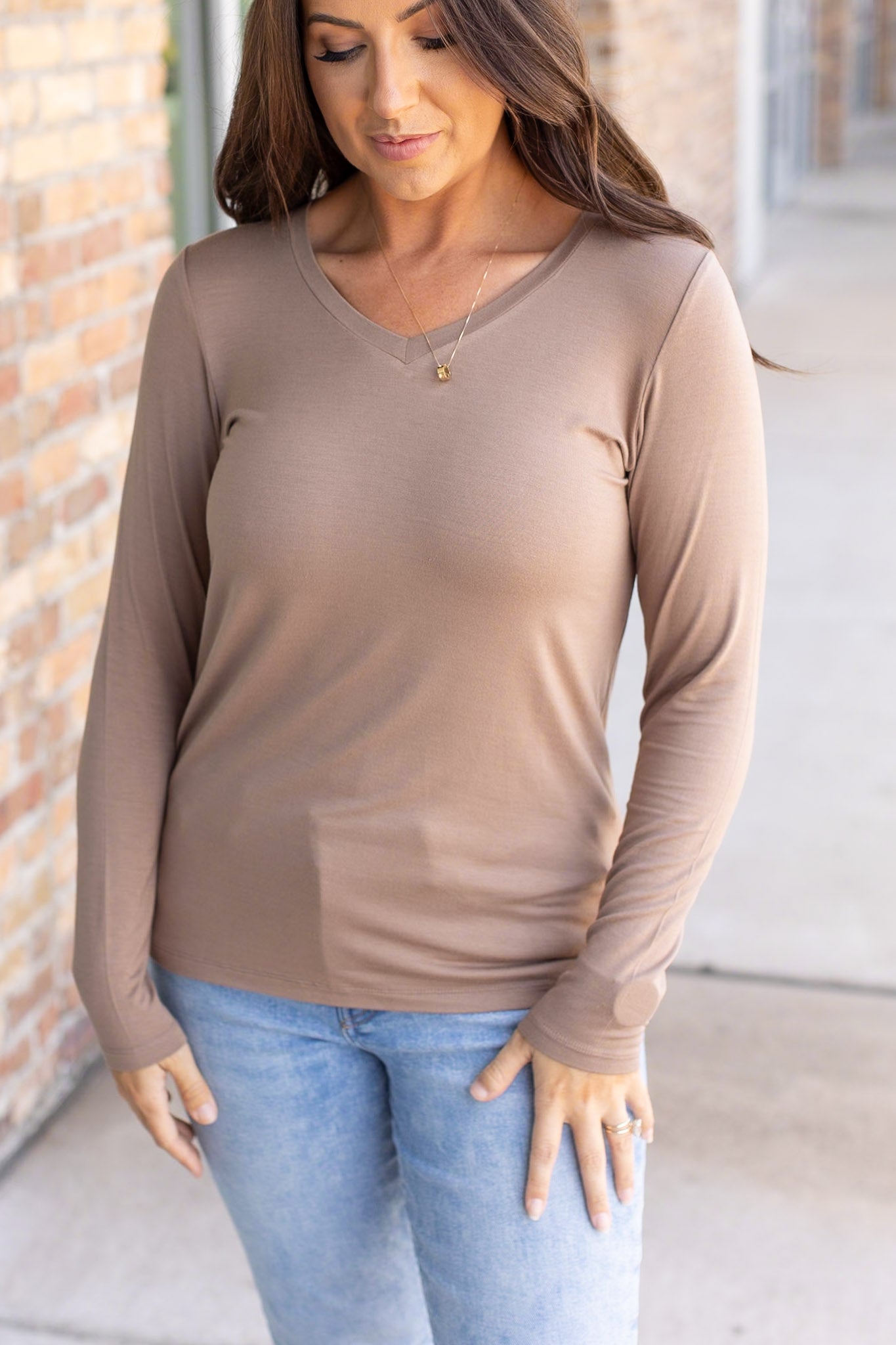 Michelle Mae Larissa Long Sleeve - Mocha