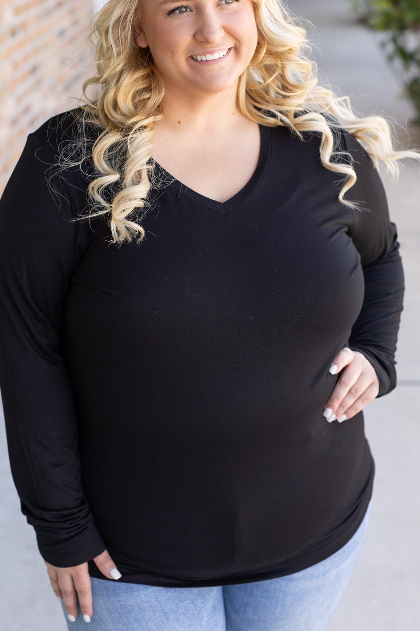 Michelle Mae Larissa Long Sleeve - Black