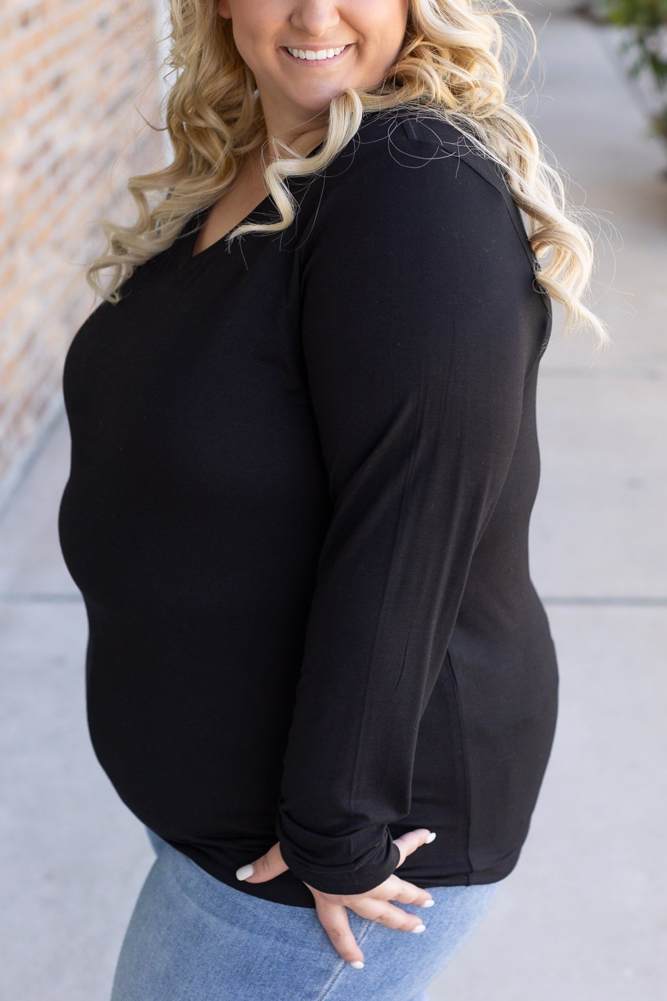 Michelle Mae Larissa Long Sleeve - Black