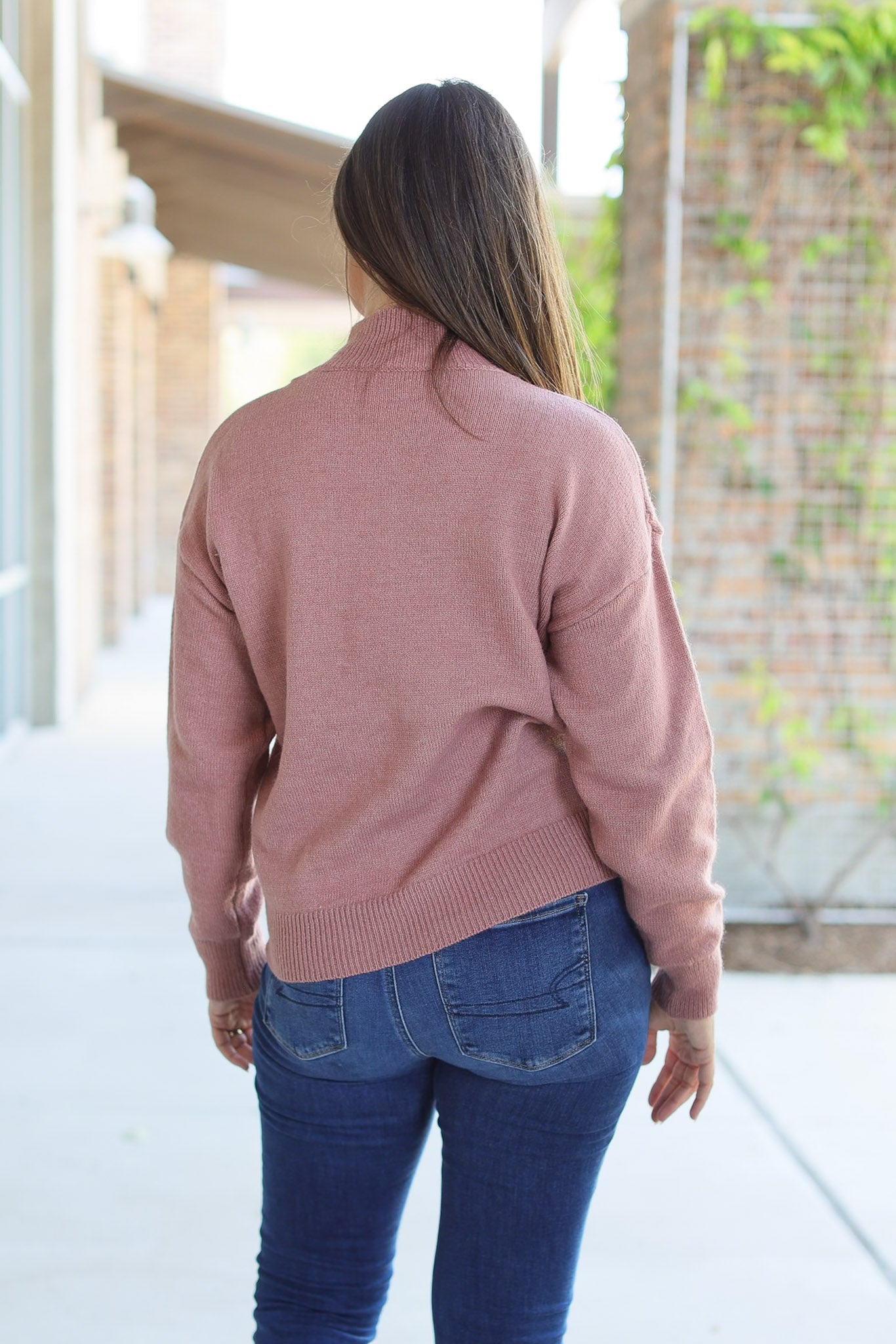 Michelle Mae Molly Sweater - Mauve