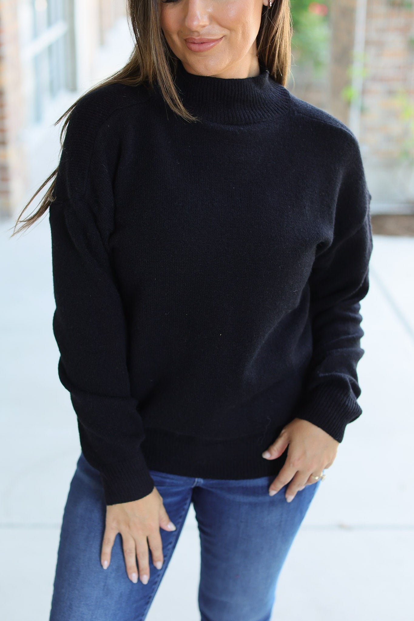 Michelle Mae Molly Sweater - Black