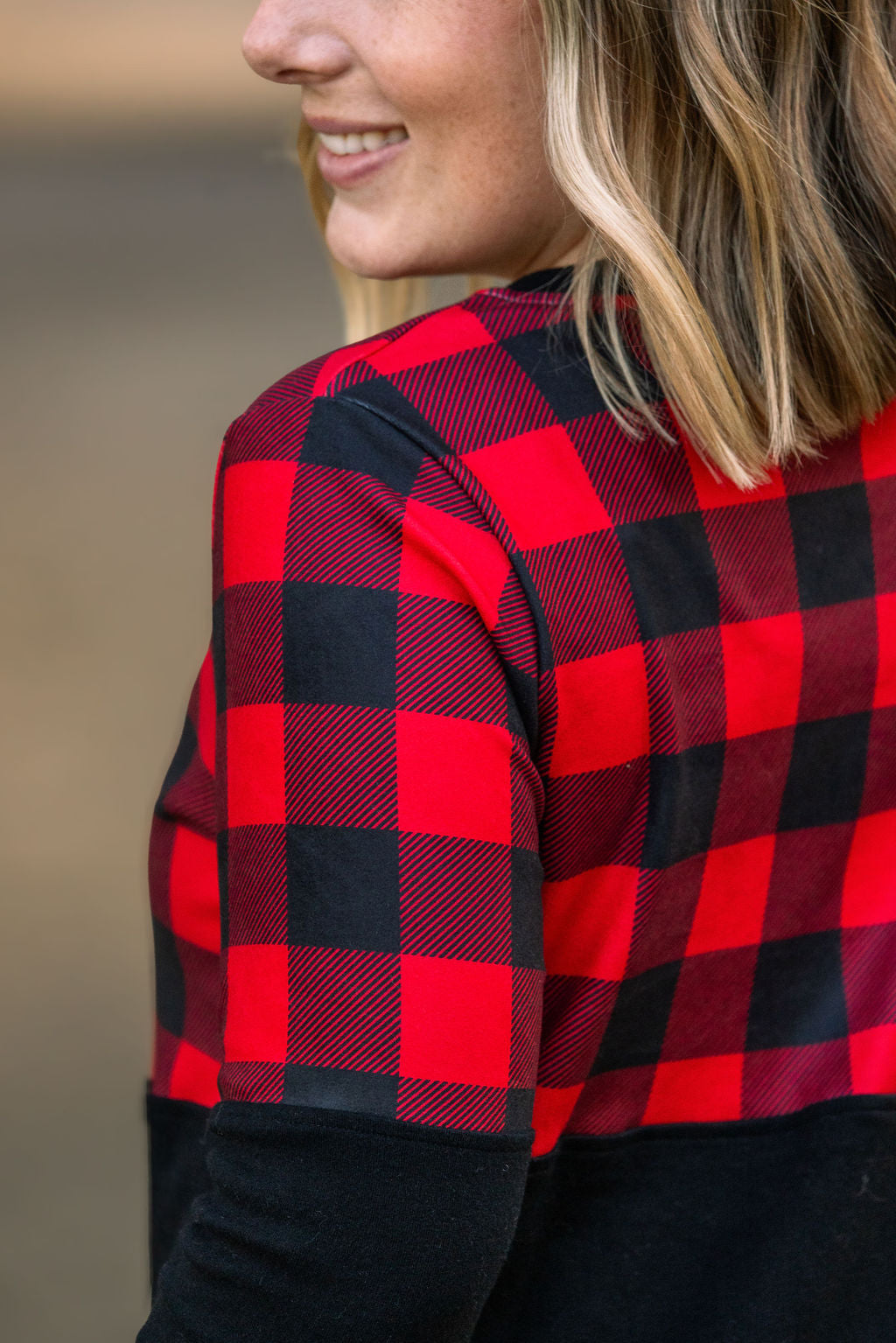 Michelle Mae Natalie Pullover - Buffalo Plaid