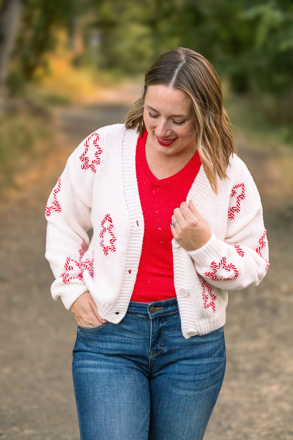 Michelle Mae Peppermint Tree Cardigan