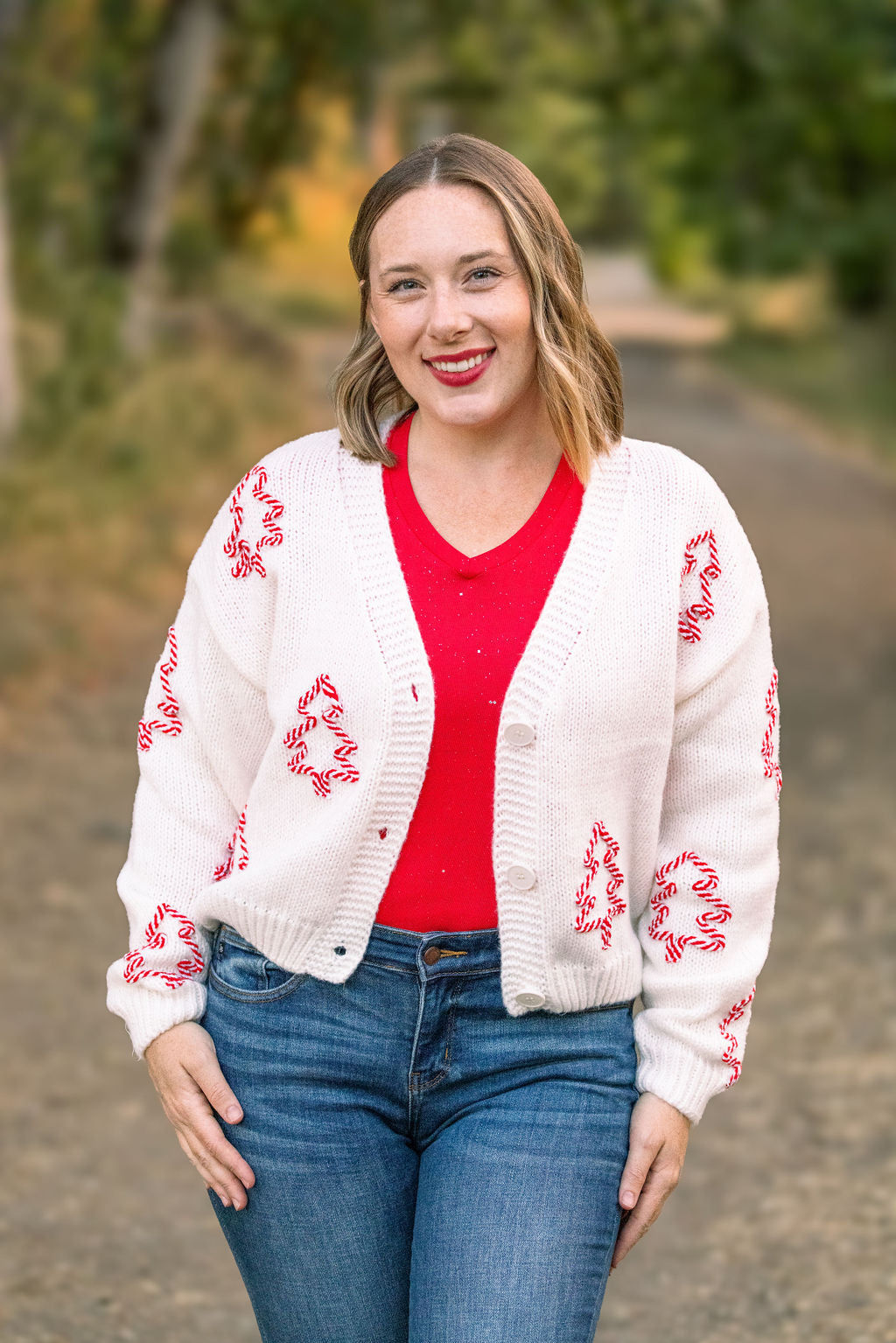 Michelle Mae Peppermint Tree Cardigan