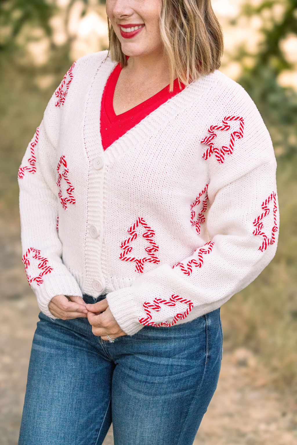 Michelle Mae Peppermint Tree Cardigan