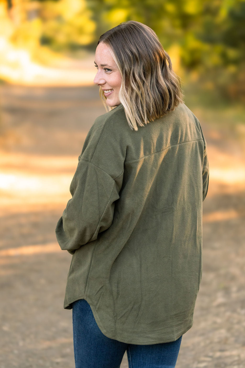 Michelle Mae Jordan Shacket - Olive