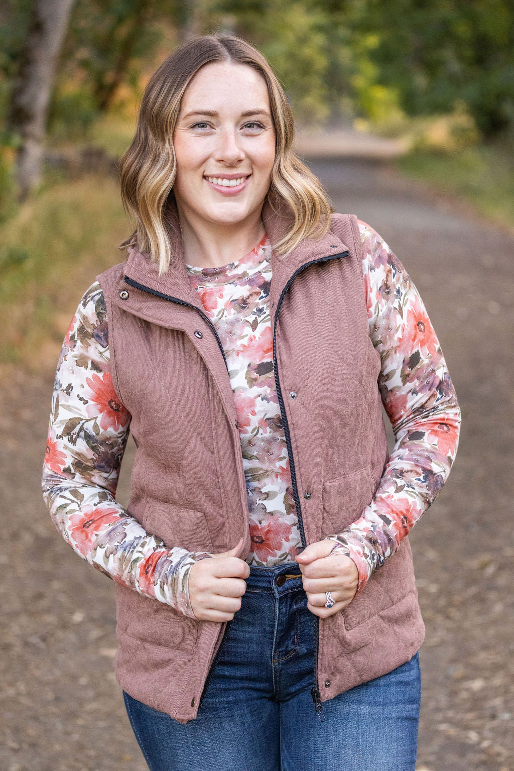 Michelle Mae Blair Long Sleeve Top - Floral Sunset