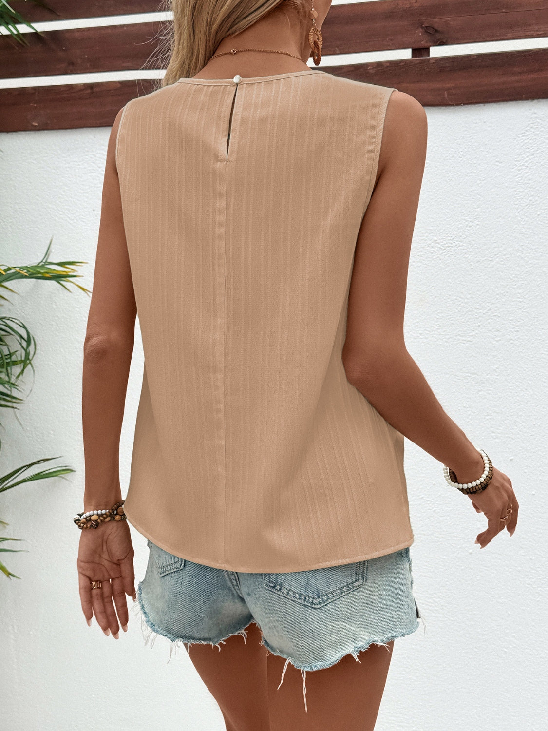 PREORDER- Ruched Round Neck Tank