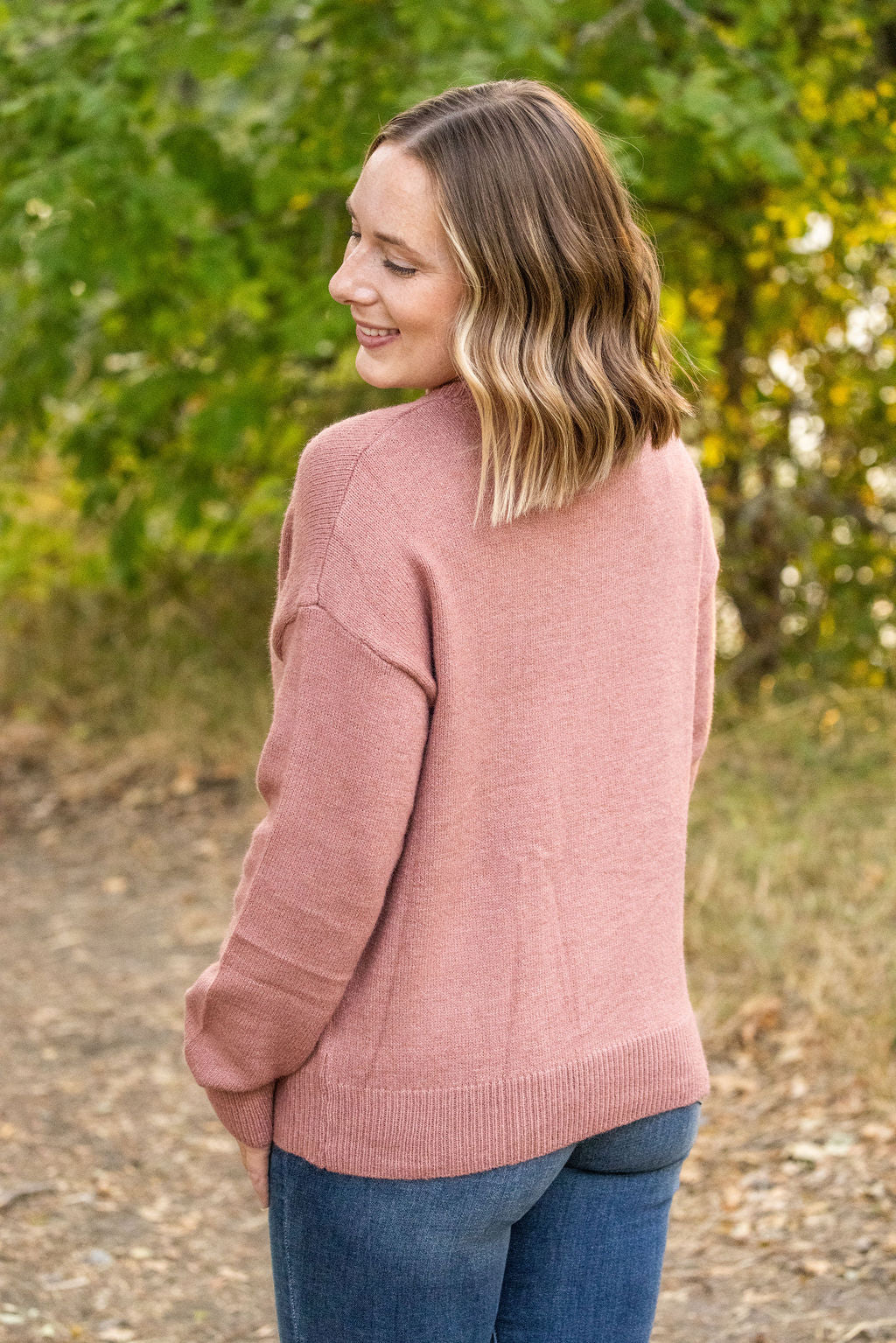 Michelle Mae Molly Sweater - Mauve