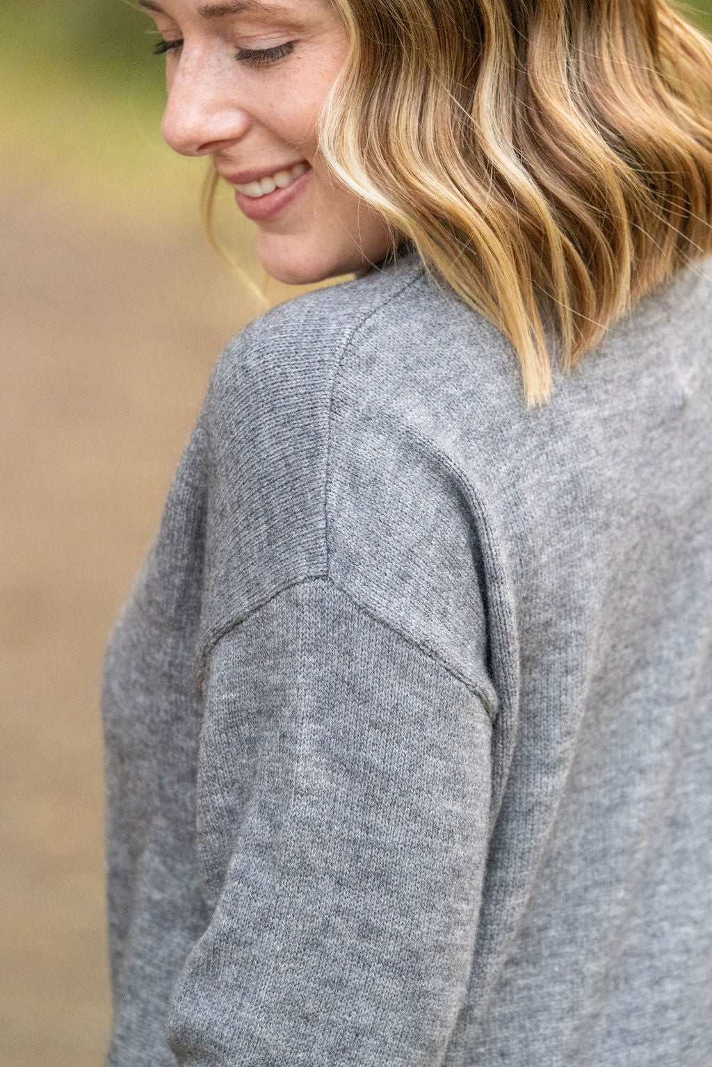 Michelle Mae Molly Sweater - Grey