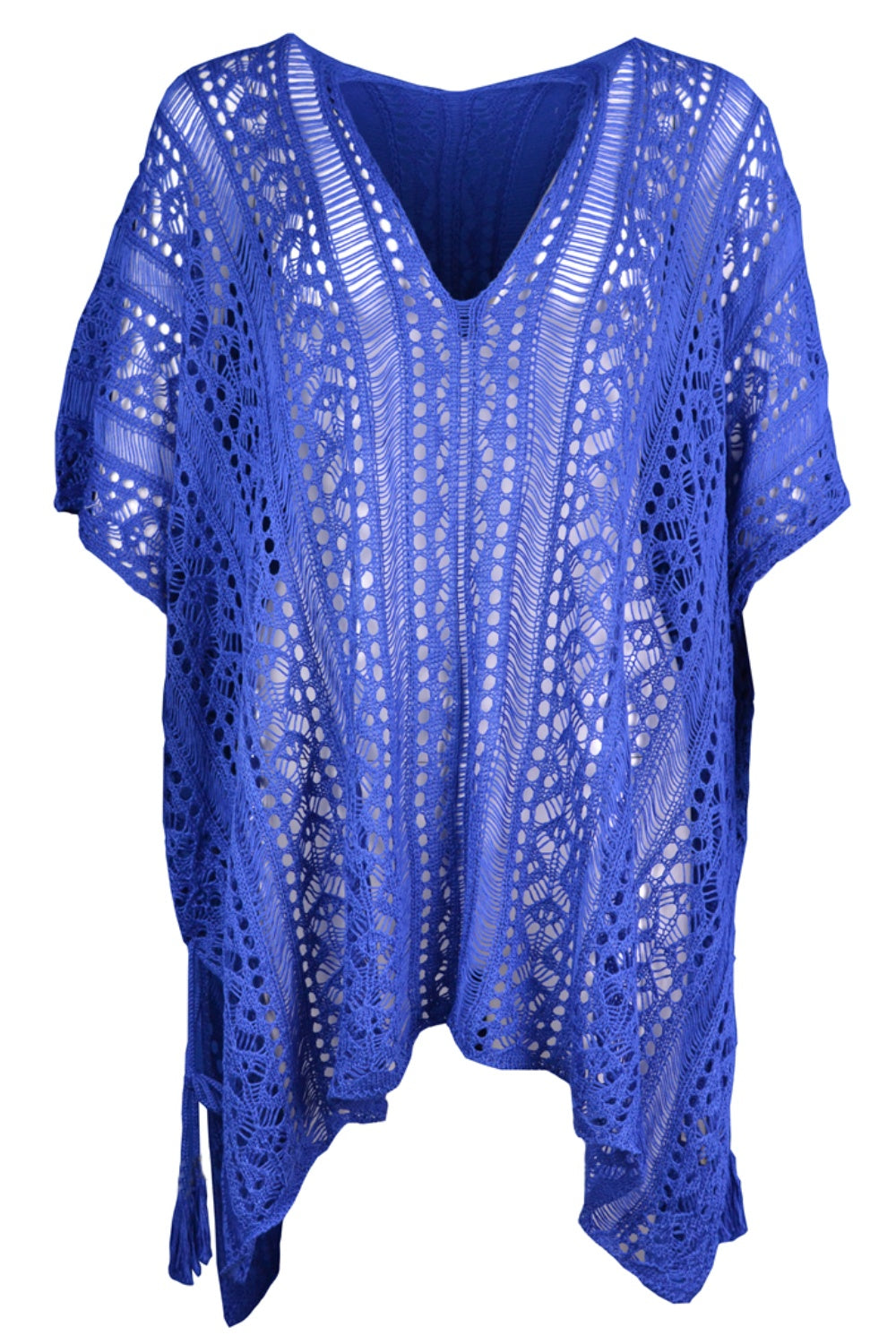 PREORDER- Cutout V-Neck Cover-Up with Tassel