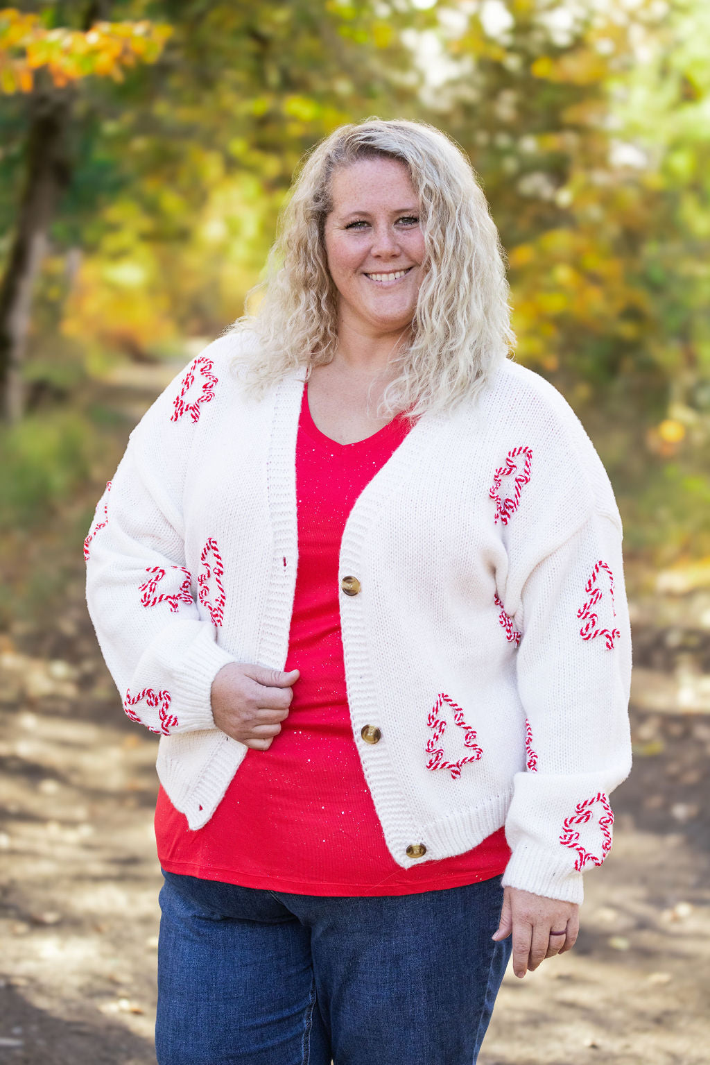 Michelle Mae Peppermint Tree Cardigan