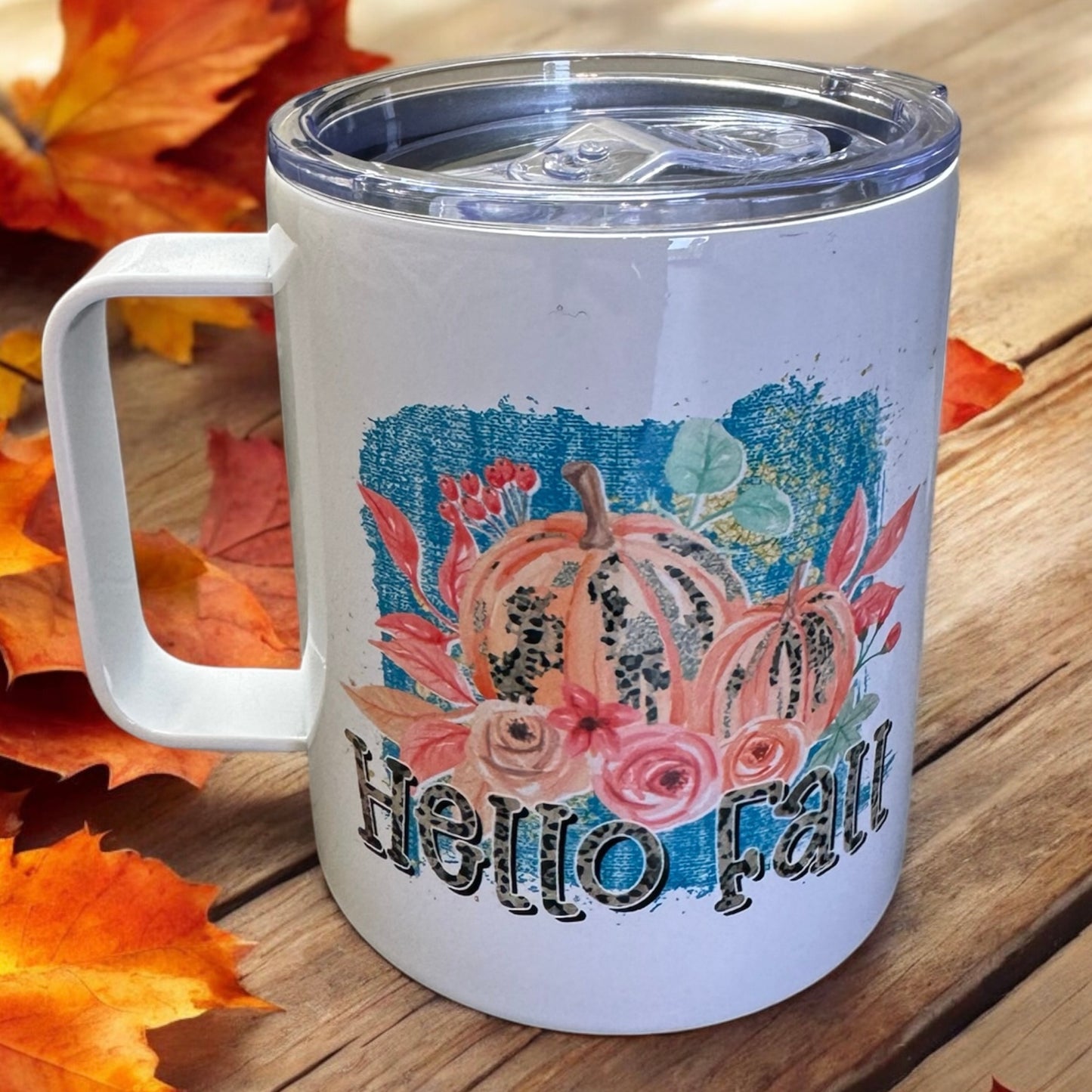 HELLO FALL Tea/Coffee Mug Tumbler