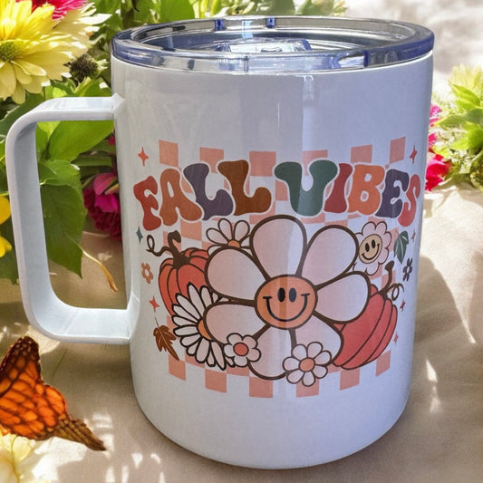 FLORAL FALL VIBES Tea/Coffee Mug Tumbler