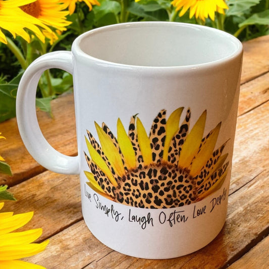 LIVE SIMPLY Ceramic Mug