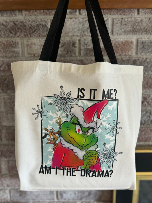 GRINCH DRAMA Tote Bag