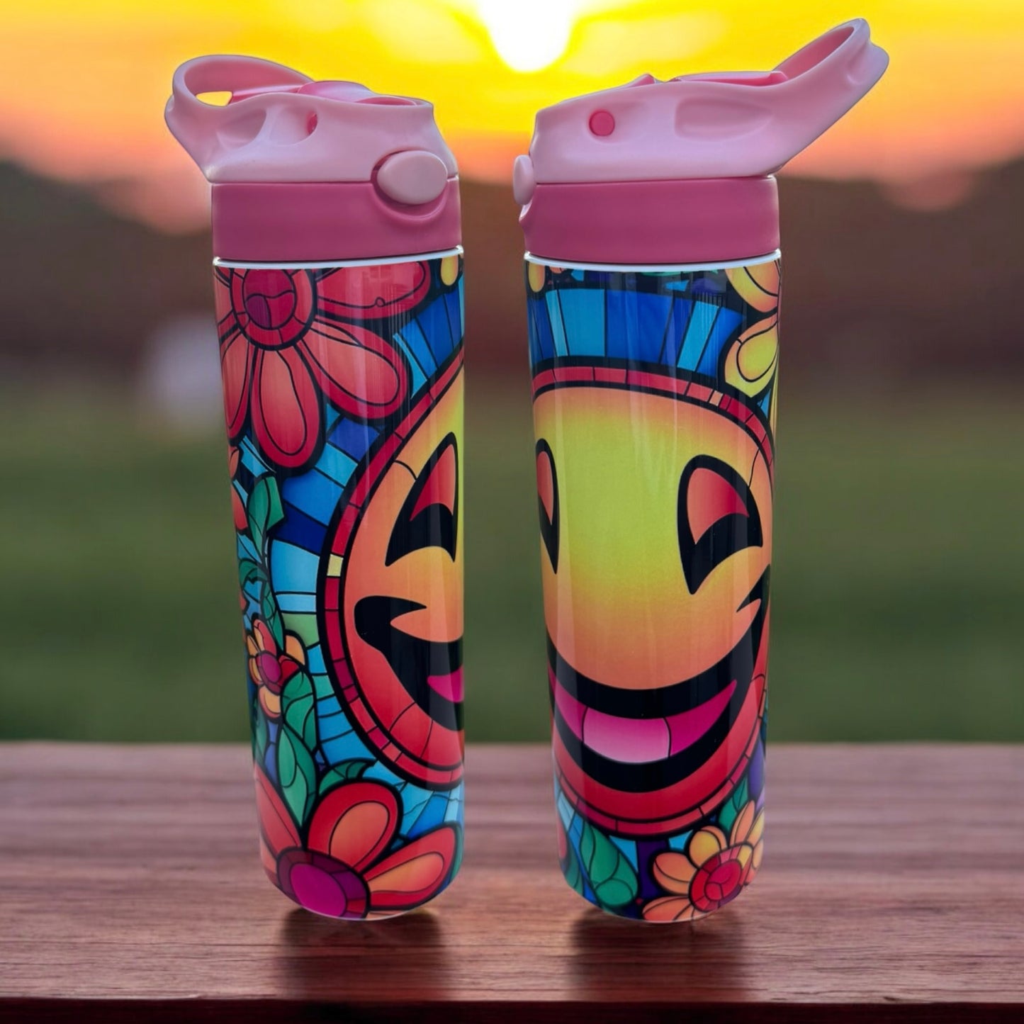 EMOJI Kids Flip Top Tumbler