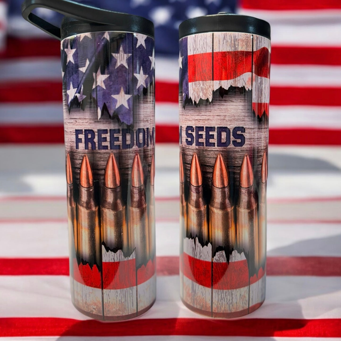 FREEDOM SEEDS Flip Top Tumbler