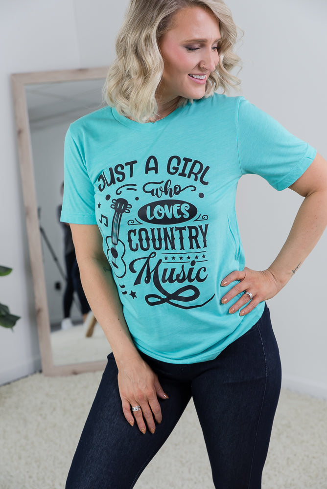 Loves Country Music Graphic Tee