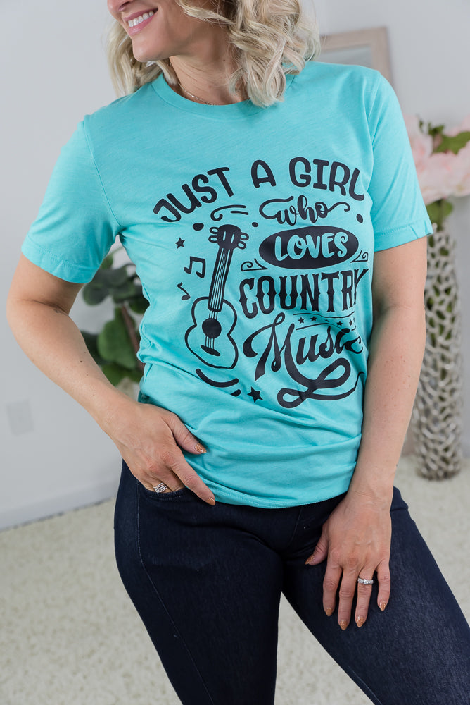 Loves Country Music Graphic Tee