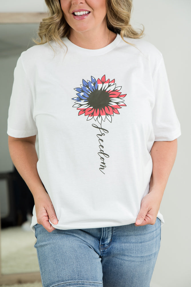 Freedom Sunflower Tee