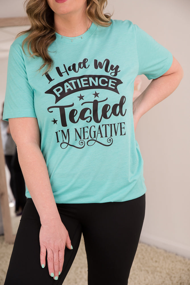 My Patience Is Negative Graphic Tee