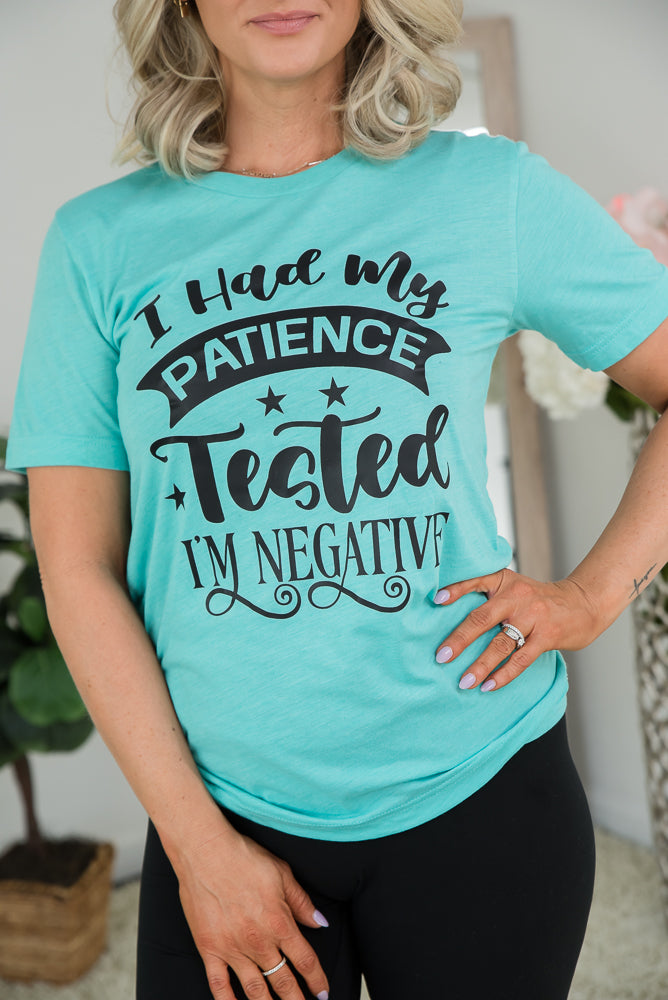 My Patience Is Negative Graphic Tee