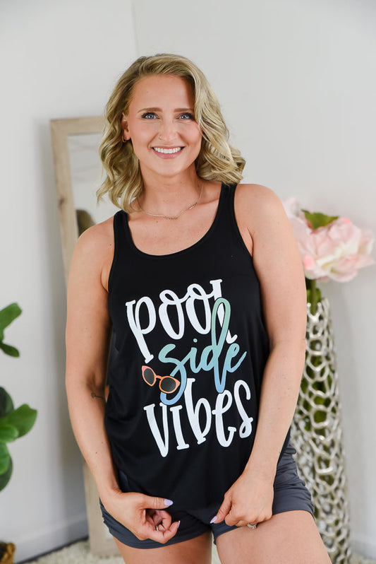 Pool Side Vibes Graphic Tank