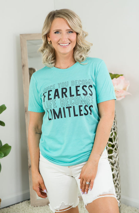 Become Fearless Become Limitless Graphic Tee