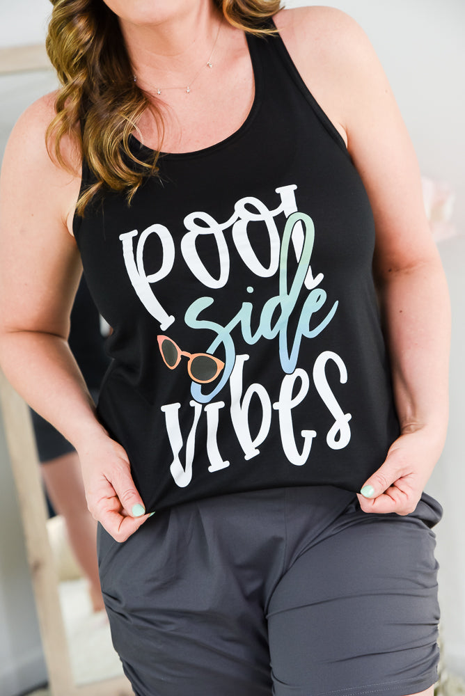 Pool Side Vibes Graphic Tank