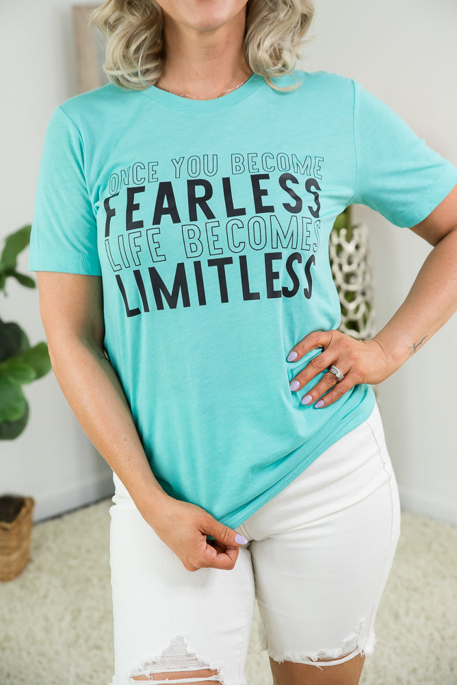 Become Fearless Become Limitless Graphic Tee