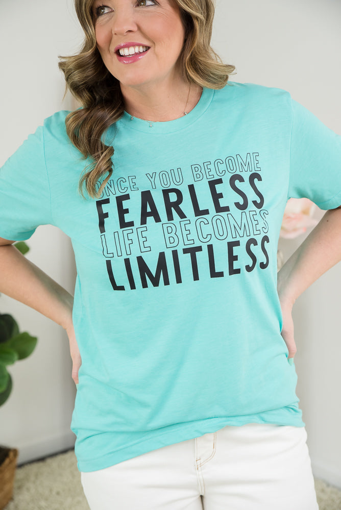 Become Fearless Become Limitless Graphic Tee