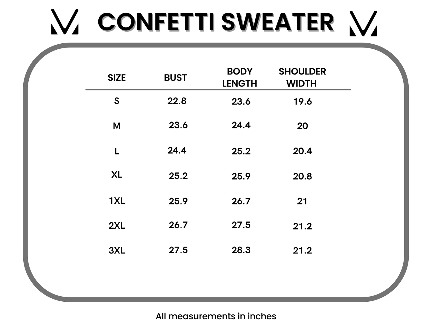 Michelle Mae Confetti Sweater - White