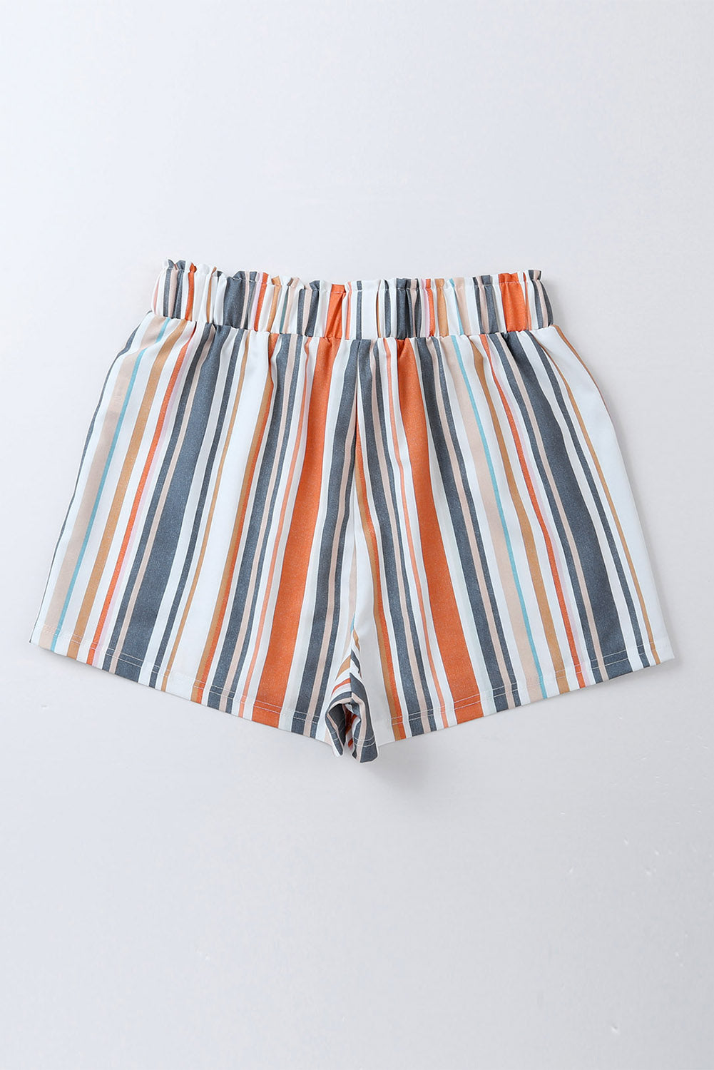 PREORDER- Striped Elastic Waist Shorts