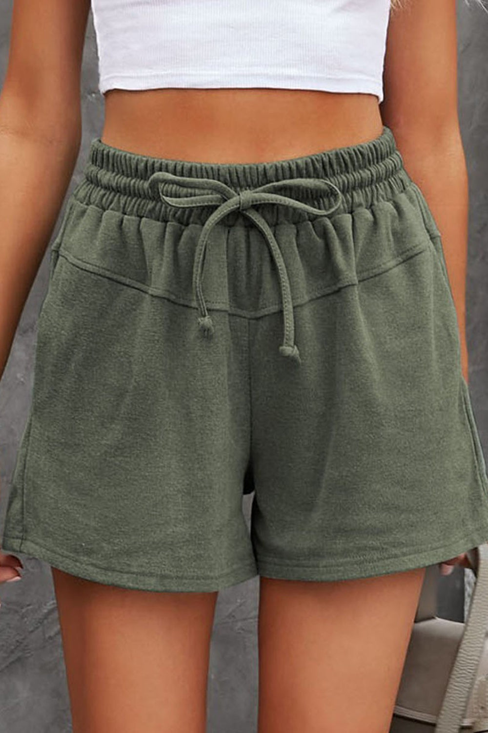 PREORDER- Full Size Drawstring Shorts with Pockets