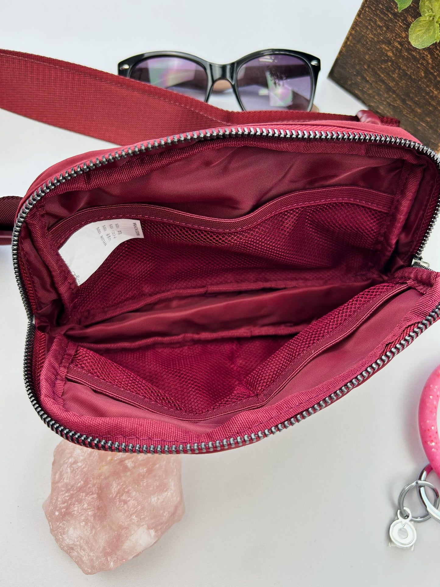 Michelle Mae Bum Bag - Wine